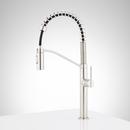 Signature Hardware Stainless Steel Single Handle Pull Down Kitchen Faucet 