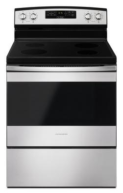 29-7/8 x 27-3/4 x 46-7/8 in. 4.8 cu. ft. Electric Radiant Freestanding Range in Stainless Steel