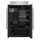 JennAir Stainless Steel Side-By-Side Refrigerator in Stainless Steel with Obsidian Black 