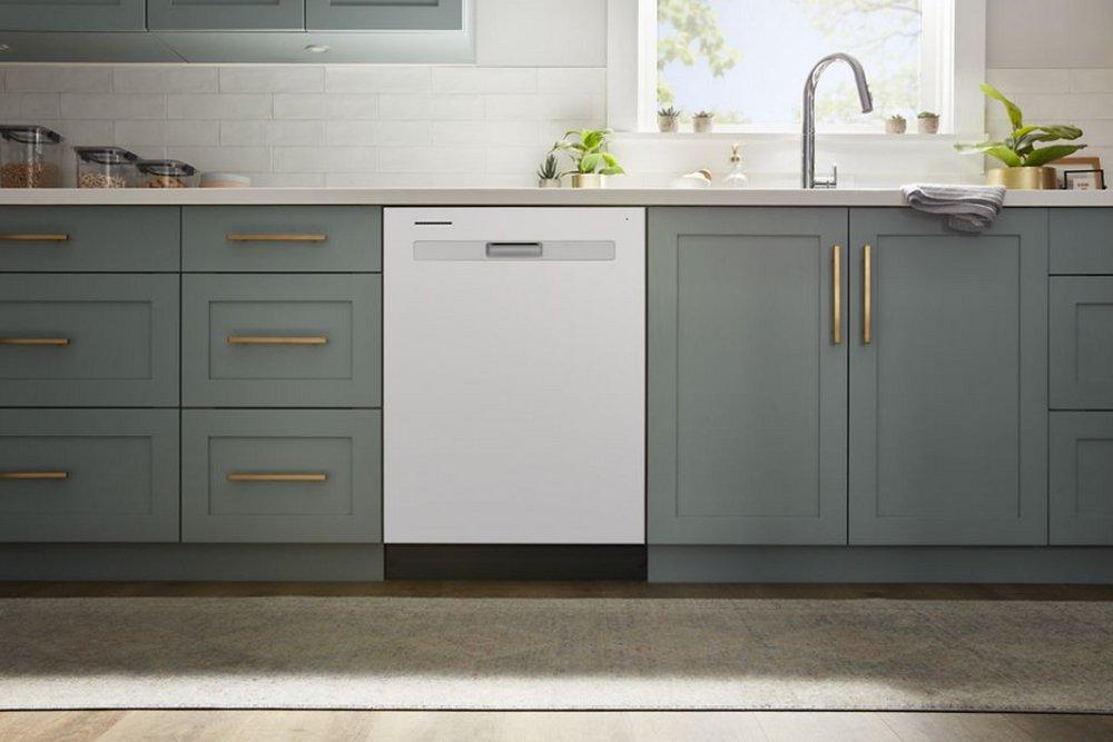 Whirlpool White 23-7/8 x 24-1/2 in. 14 Place Settings Dishwasher 