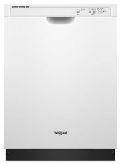 23-7/8 in. Dishwasher with Pocket Handle in White