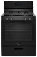 30 in. Standard Clean Gas Range in Black 