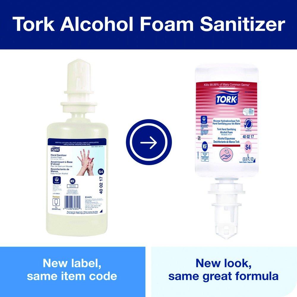 Tork Colorless Foaming Hand Sanitizer (Case of 6) 