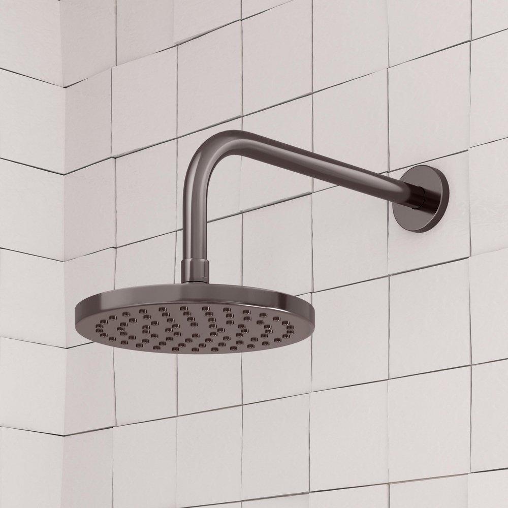 Signature Hardware Gunmetal Single Function Showerhead 