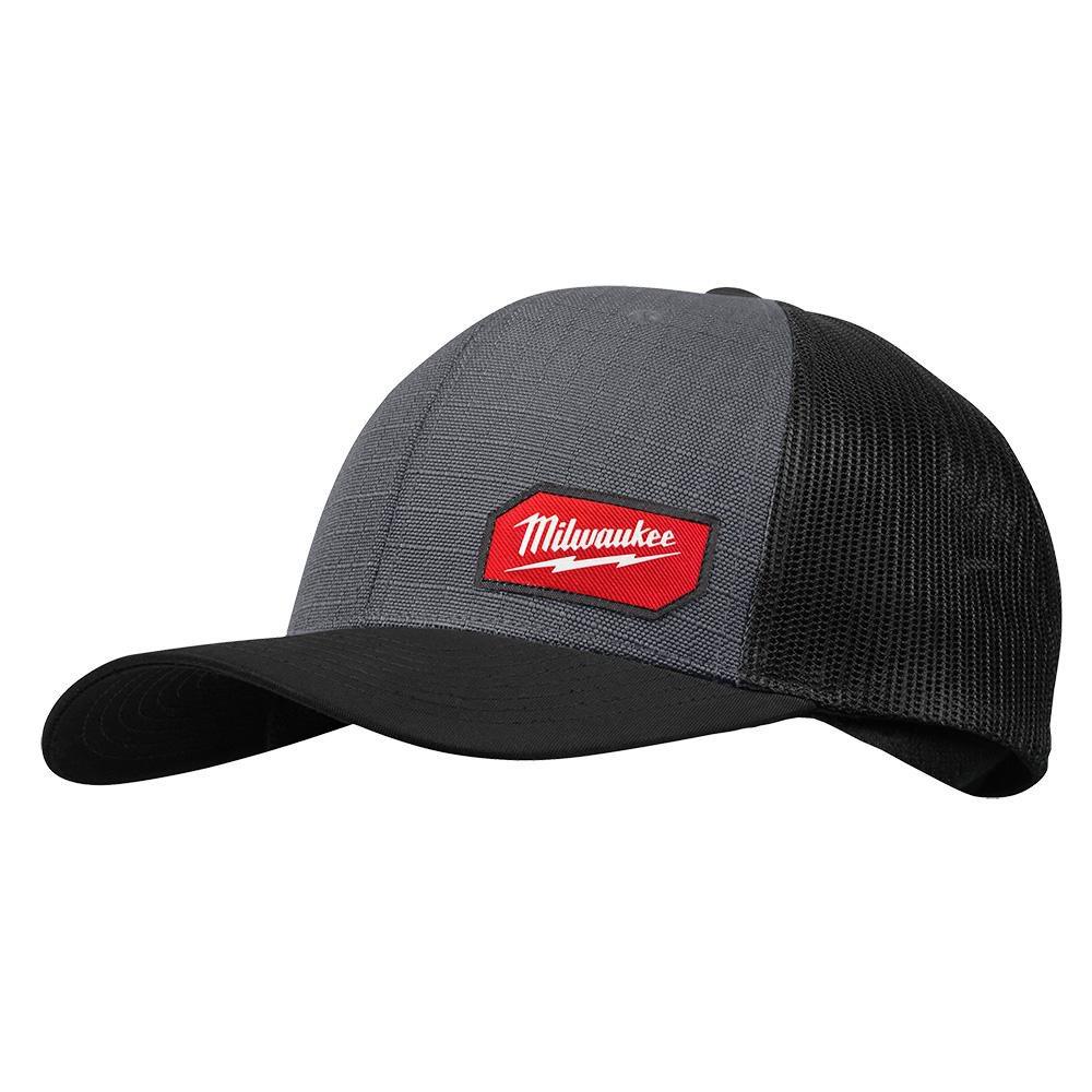 GRIDIRON SNAPBACK TRUCKER HAT GRAY 
