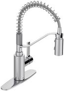 Single Handle Pull Down Kitchen Faucet in Chrome