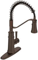 Single Handle Pull Down Kitchen Faucet in Oil Rubbed Bronze