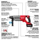 Milwaukee® Red Cordless 1-1/4 in. Rotary Hammer Kit 