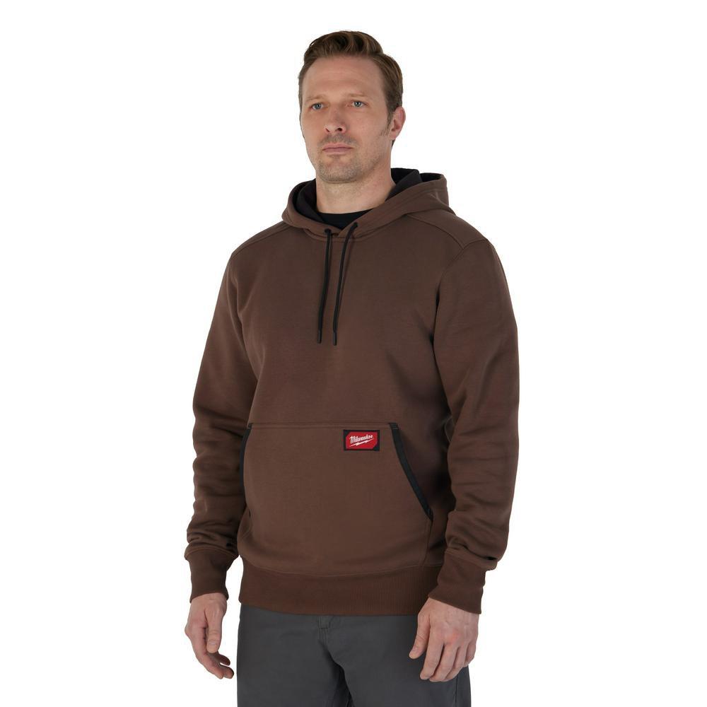Milwaukee&reg; Brown 1 Piece Lithium-ion Polyester Hoodie in Brown 