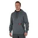 Size XXL 1 Piece Lithium-ion Polyester Hoodie in Grey