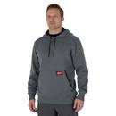 Milwaukee&reg; Grey 1 Piece Lithium-ion Polyester Hoodie in Grey 