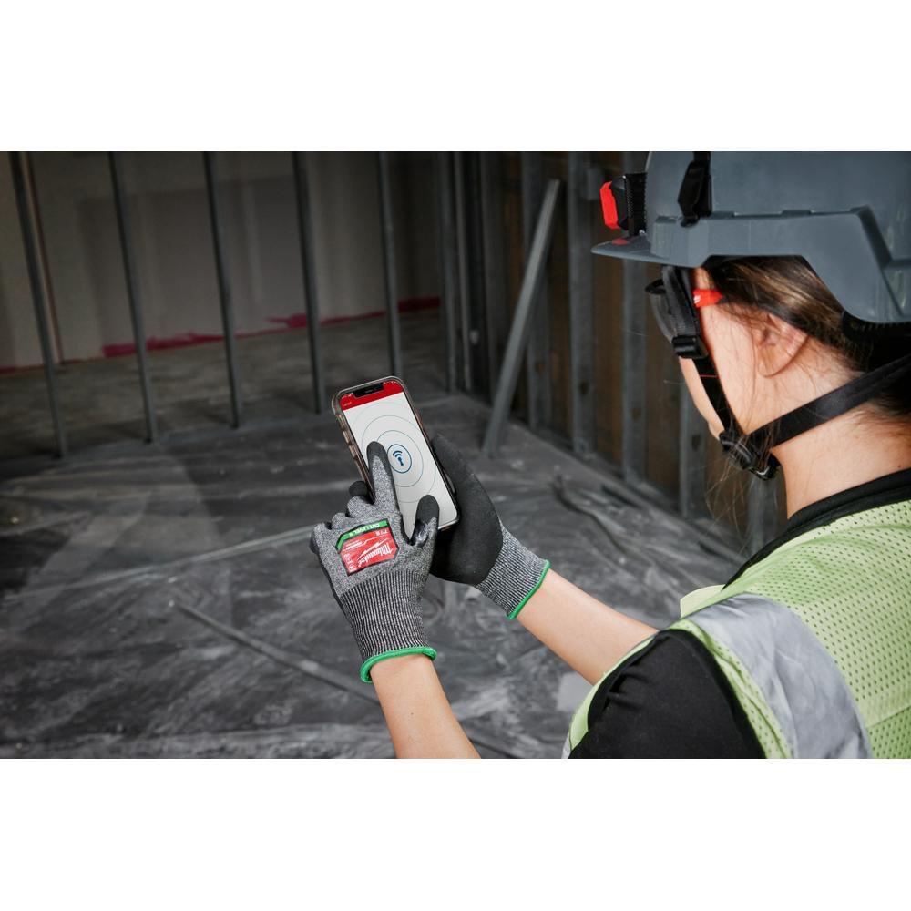 Cut Level 6 High-Dexterity Nitrile Dipped Gloves, 2XL 