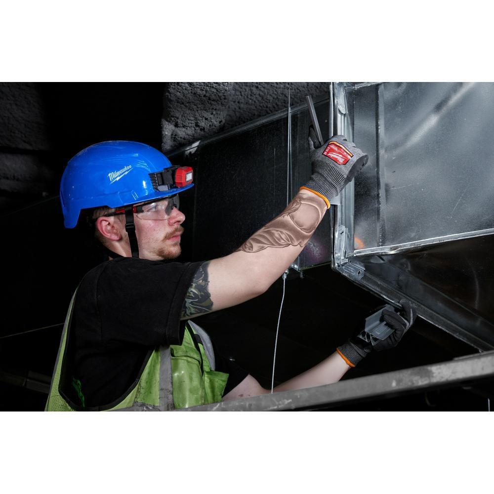 Milwaukee&reg; Grey Plastic Dipped Gloves 