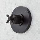 Single Handle Pressure Balancing Valve Trim in Matte Black