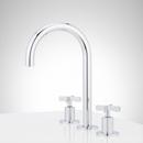 Two Handle Widespread Bathroom Sink Faucet in Chrome 