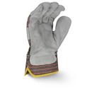 RADIANS RWG3103 ECONOMY SHOULDER GRAY SPLIT COWHIDE LEATHER GLOVE LARGE 