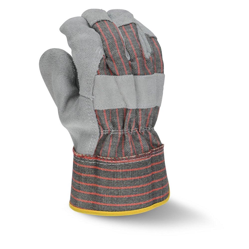 RADIANS RWG3103 ECONOMY SHOULDER GRAY SPLIT COWHIDE LEATHER GLOVE LARGE 