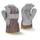 RADIANS RWG3103 ECONOMY SHOULDER GRAY SPLIT COWHIDE LEATHER GLOVE LARGE 
