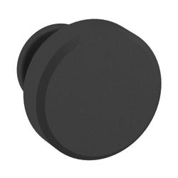 1-1/4 in. Beveled Knob in Black