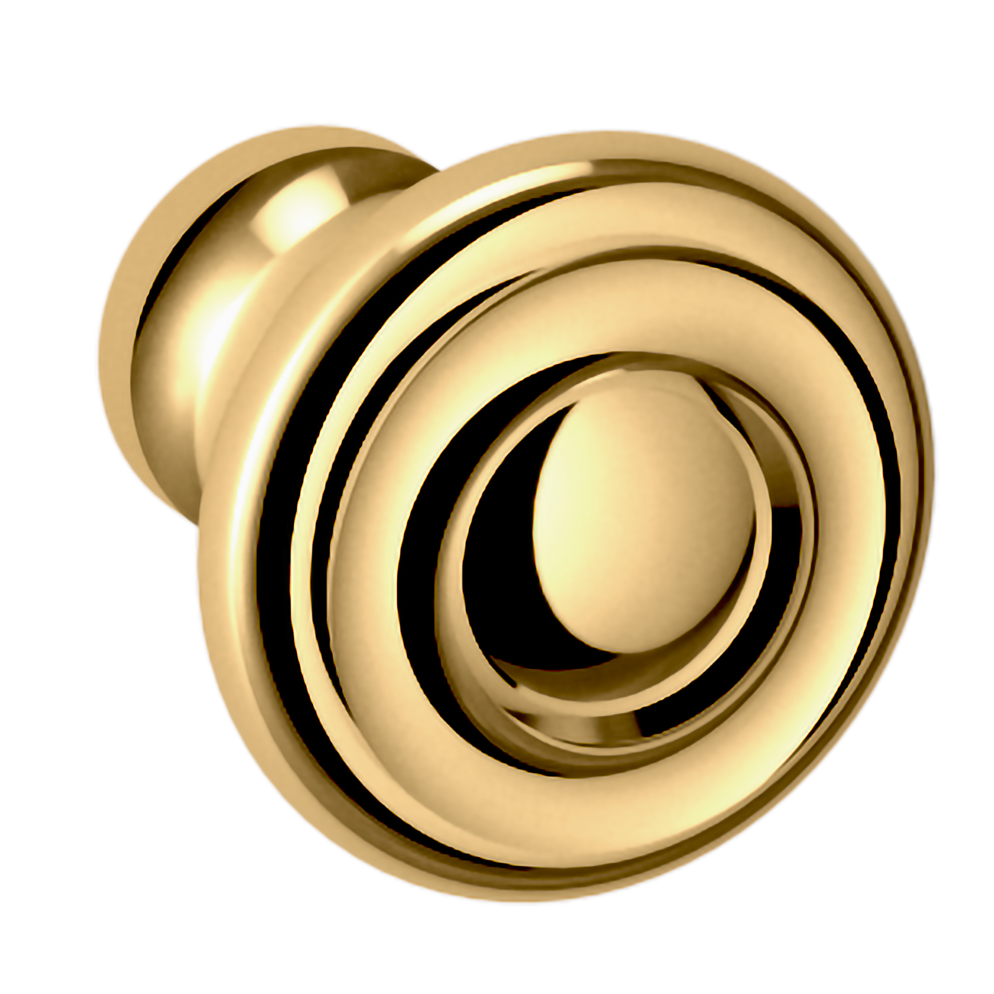4490 Dominion Door Knob in Lifetime Polished Brass 
