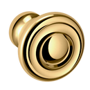 4490 Dominion Door Knob in Lifetime Polished Brass 