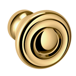 4490 Dominion Door Knob in Lifetime Polished Brass