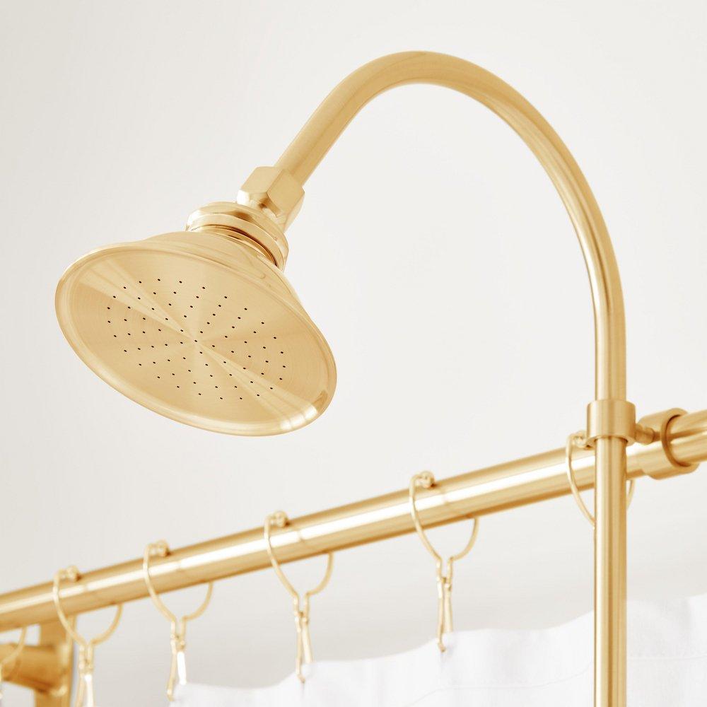 Side Mount Hand Shower Conversion Kit in Brushed Gold 