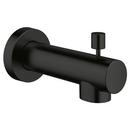 Brass Tub Spout in Matte Black