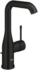 Single Handle Centerset Bathroom Sink Faucet in Matte Black 