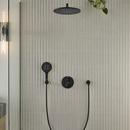 GROHE Matte Black Single Function PureRain Showerhead 
