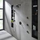 GROHE Matte Black 5-1/2 in. Shower Rail 