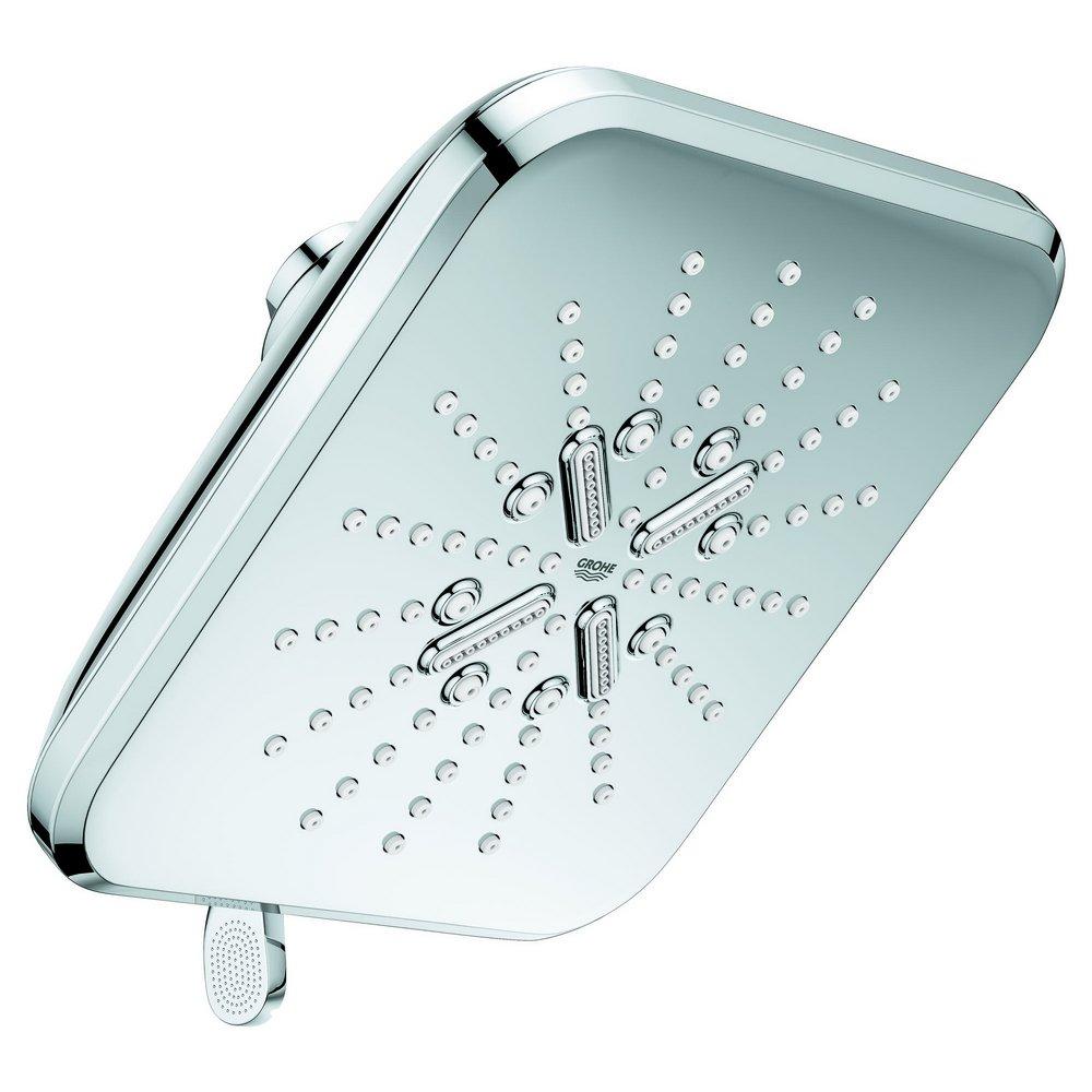 GROHE StarLight&reg; Chrome Multi Function Jet, Massage and Rain Showerhead 