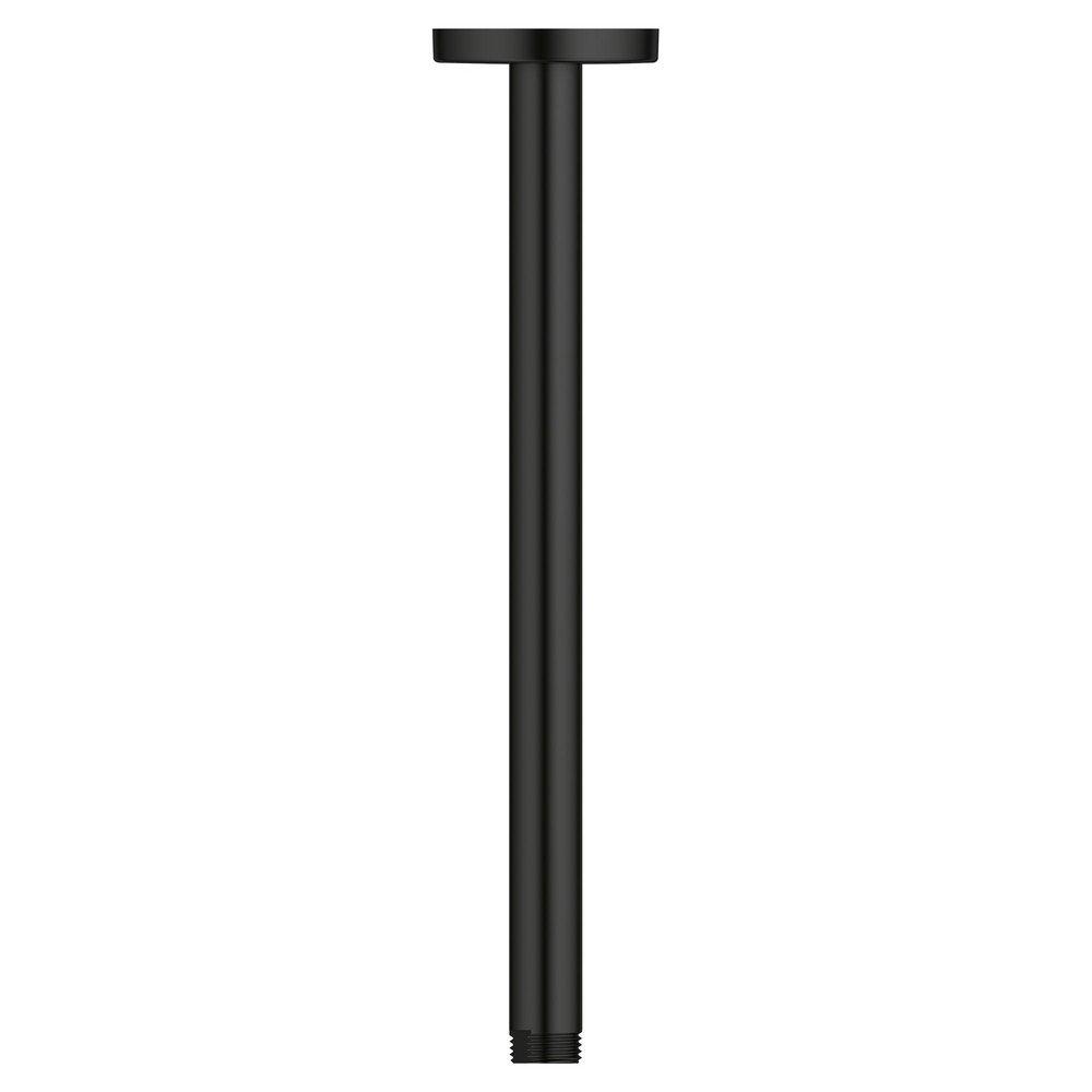 GROHE Matte Black 2-9/16 in. Metal Shower Arm 