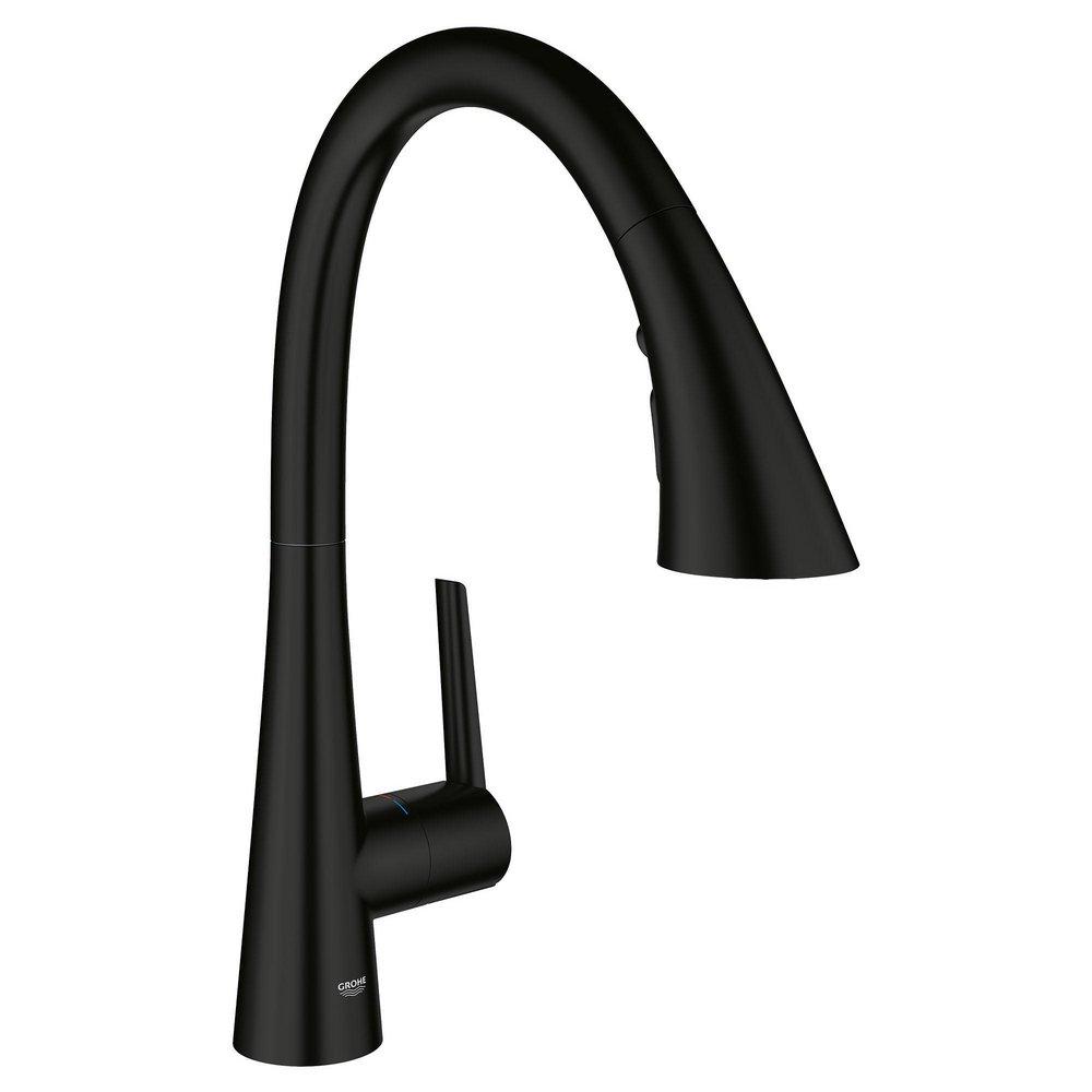 SINGLE-HANDLE PULL DOWN KITCHEN FAUCET TRIPLE SPRAY 1.75 GPM 