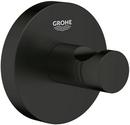 1-Hook Robe Hook in Matte Black