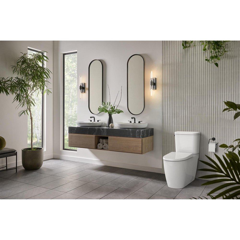 GROHE Matte Black Wall Mount Toilet Tissue Holder 