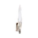 KINDJAL 18IN LED WALL SCONCE 3000/3500/4000K IN POLISHED NICKEL WITH CLEAR OPTIC CRYSTAL 