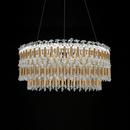 TAHITIAN 25IN X 11IN PENDANT 3000/3500/4000K LED IN HEIRLOOM GOLD WITH CLEAR OPTIC CRYSTAL 