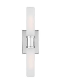 60W 2-Light Medium E-26 Vanity Fixture in Chrome