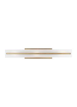 60W 3-Light Medium E-26 Vanity Fixture in Satin Brass