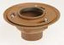 Jay R. Smith No Hub Cast Iron Nickel Bronze General Purpose Drain 