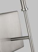 Visual Comfort & Co. Studio Brushed Nickel 60W 1-Light Candelabra E-12 Vanity Fixtures 