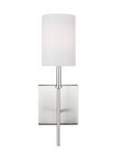 Visual Comfort & Co. Studio Brushed Nickel 60W 1-Light Candelabra E-12 Vanity Fixtures 