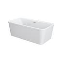 66 x 34 in. Freestanding Bathtub with Center Drain in White 