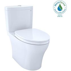 0.9/1.28 gpf Elongated Two Piece Toilet in Cotton