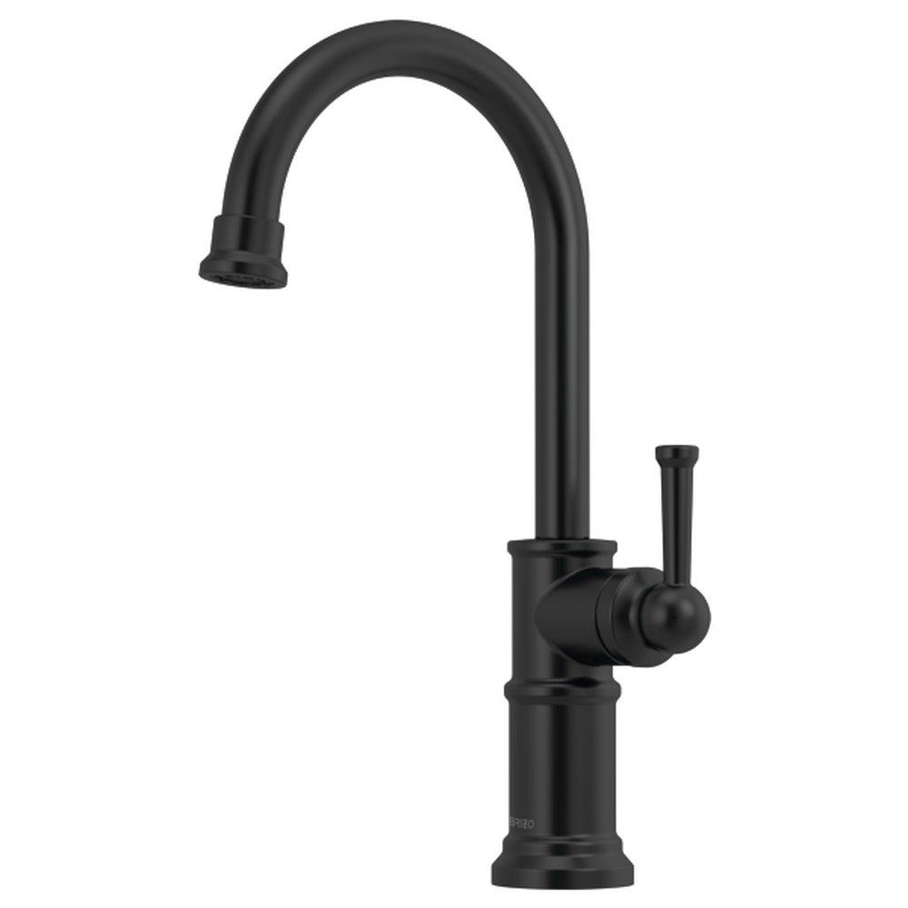 Brizo Matte Black Single Handle Lever Bar Faucet 