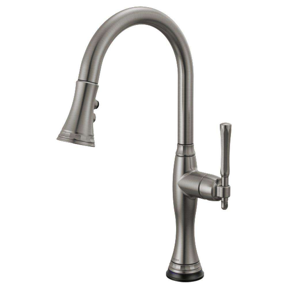 BRIZO THE TULHAM KITCHEN COLLECTION BY BRIZO SMARTTOUCH PULL-DOWN KITCHEN FAUCET 