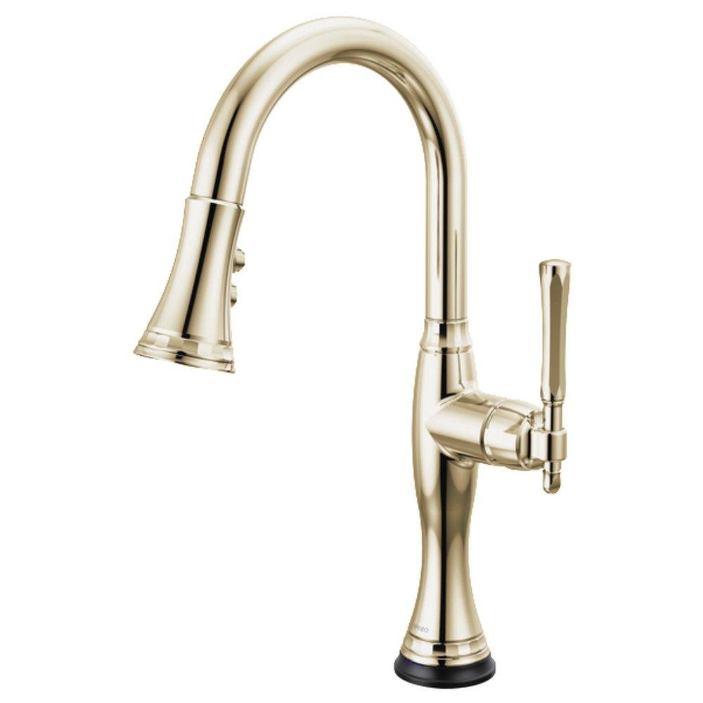 BRIZO THE TULHAM KITCHEN COLLECTION BY BRIZO SMARTTOUCH PULL-DOWN PREP KITCHEN FAUCET 