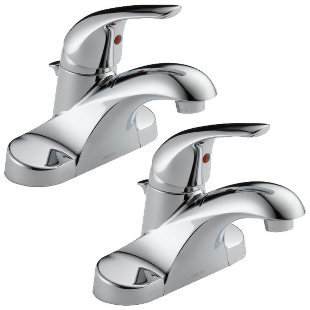 DELTA FOUNDATIONS SINGLE HANDLE CENTERSET BATHROOM FAUCET 