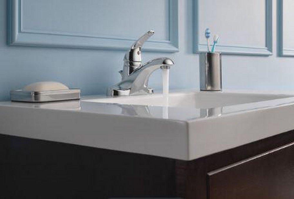 Single Handle Bathroom Sink Faucet in Chrome (Pack of 2) 